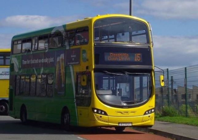Image of a Dublin Bus on sunny day
