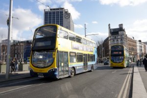 Bus in the City Centre