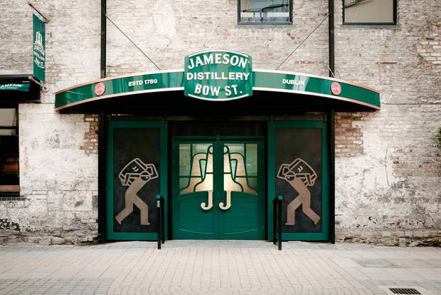 Image outside Jameson Distillery Bow St.