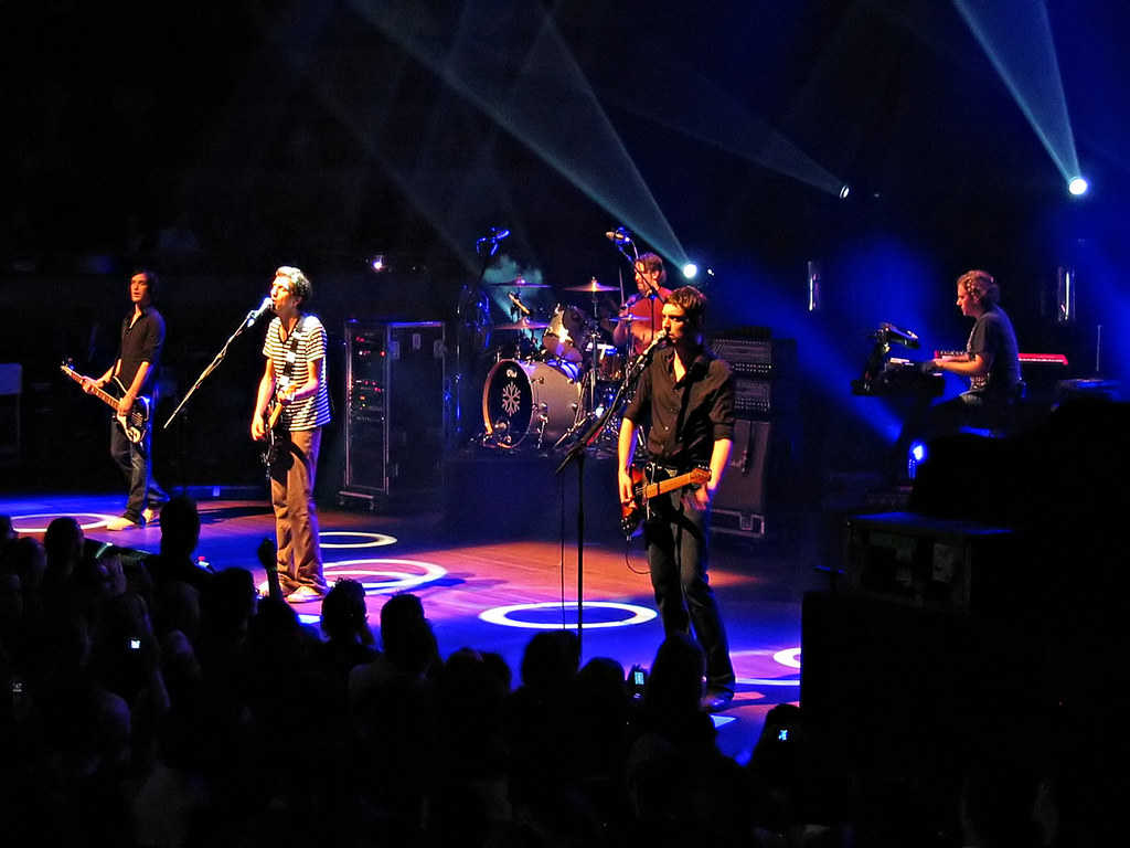 Image of Snow Patrol on stage