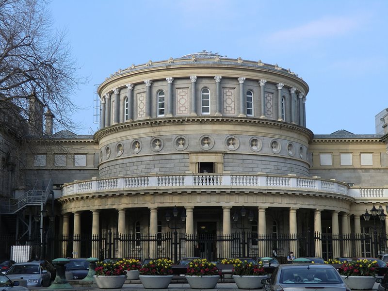 Image showing outside National Library of Ireland,.