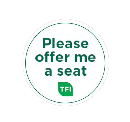 Please offer me a seat and TFI logo