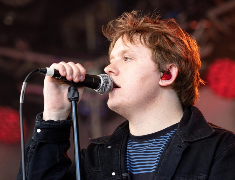 Image of the Lewis Capaldi on the stage