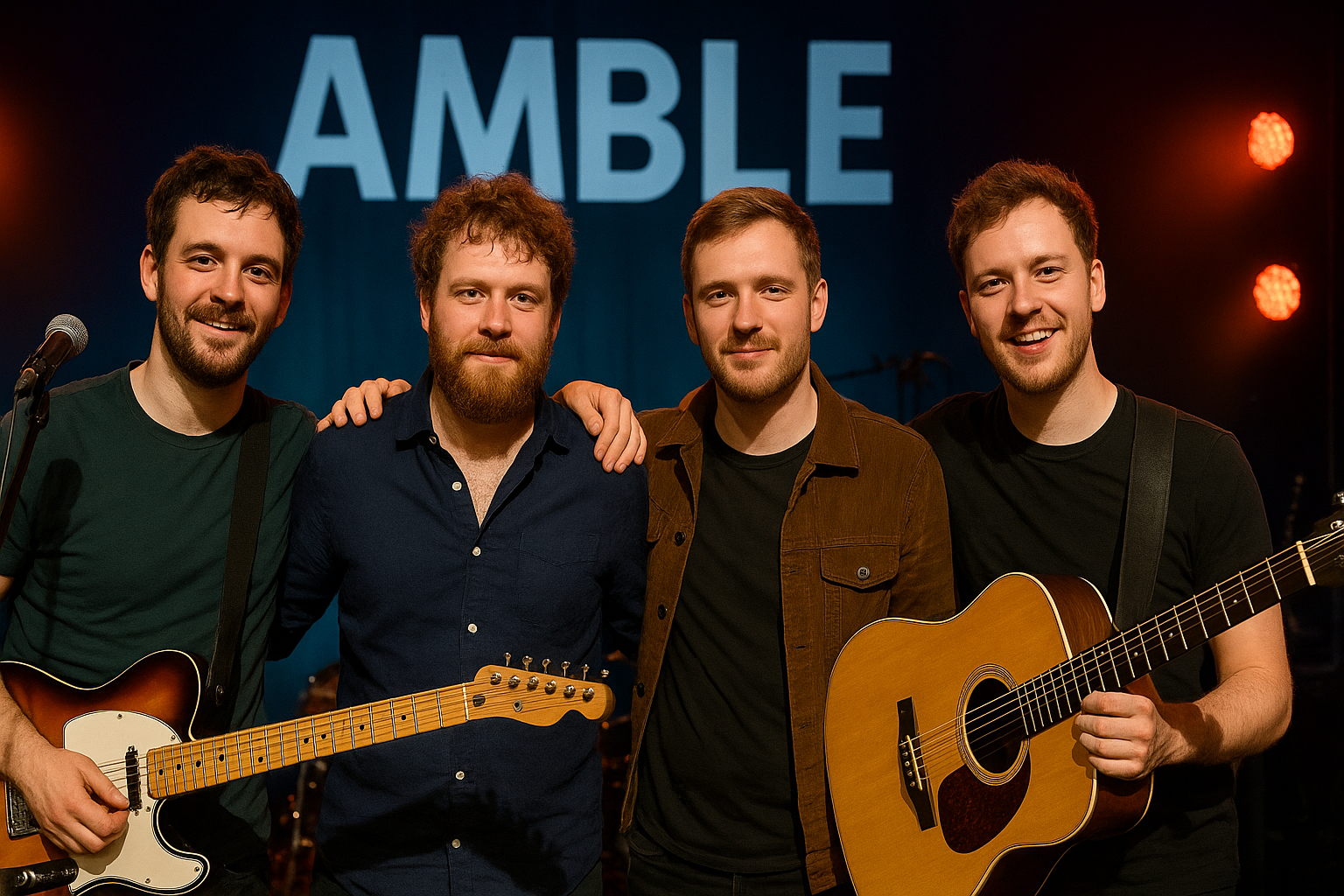 Image of Amble with guitars